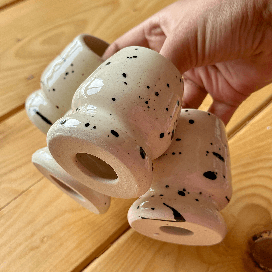 Moh for Noon Ceramic Matcha Bowl Set of 2