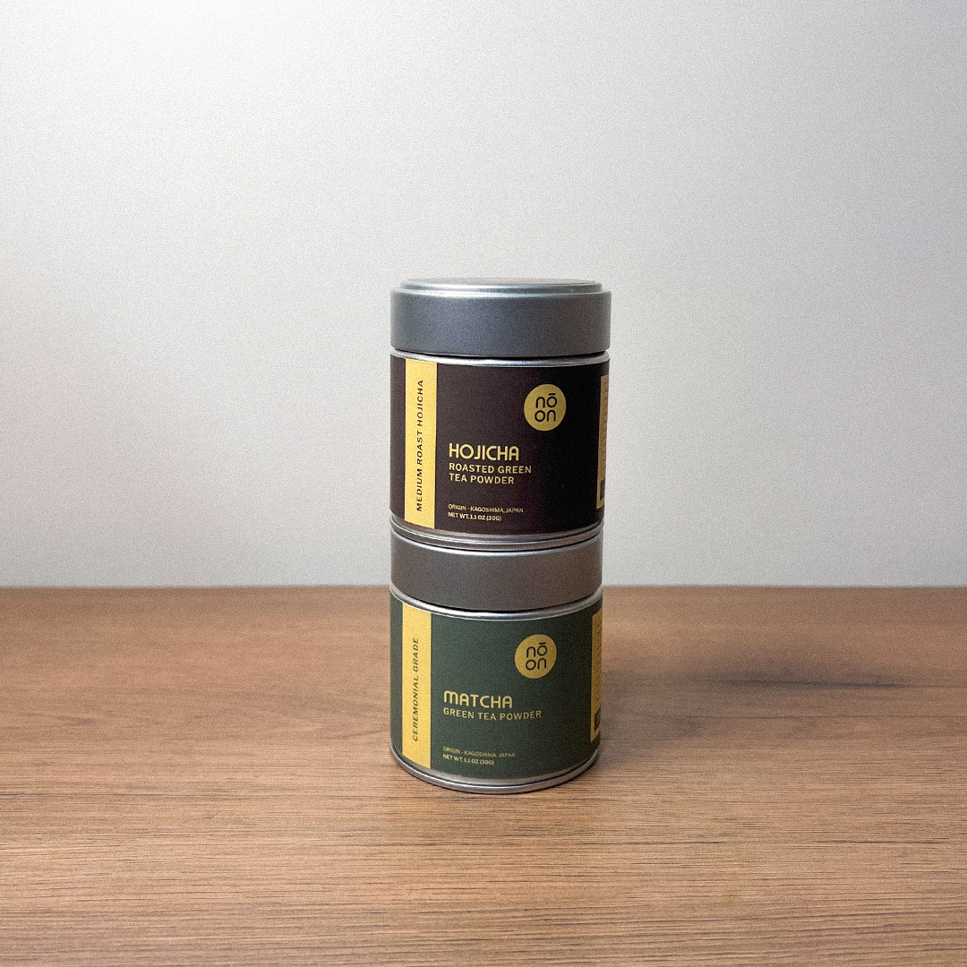 The Matcha-Hojicha Pair