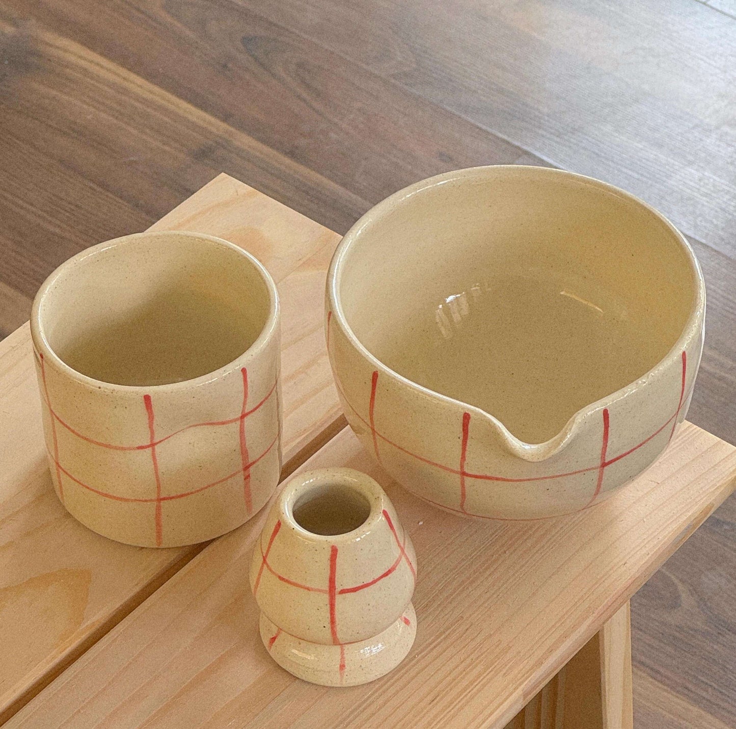 Moh for Noon Ceramic Matcha Bowl Set of 3