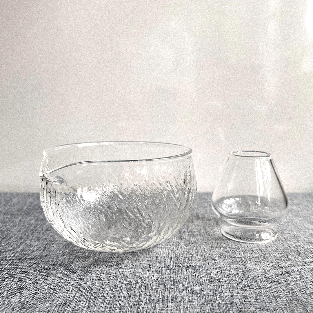 Noon Matcha Crystal Bowl Set