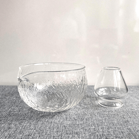 Noon Matcha Crystal Bowl Set