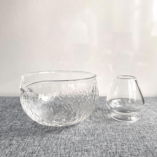 Noon Matcha Crystal Bowl Set