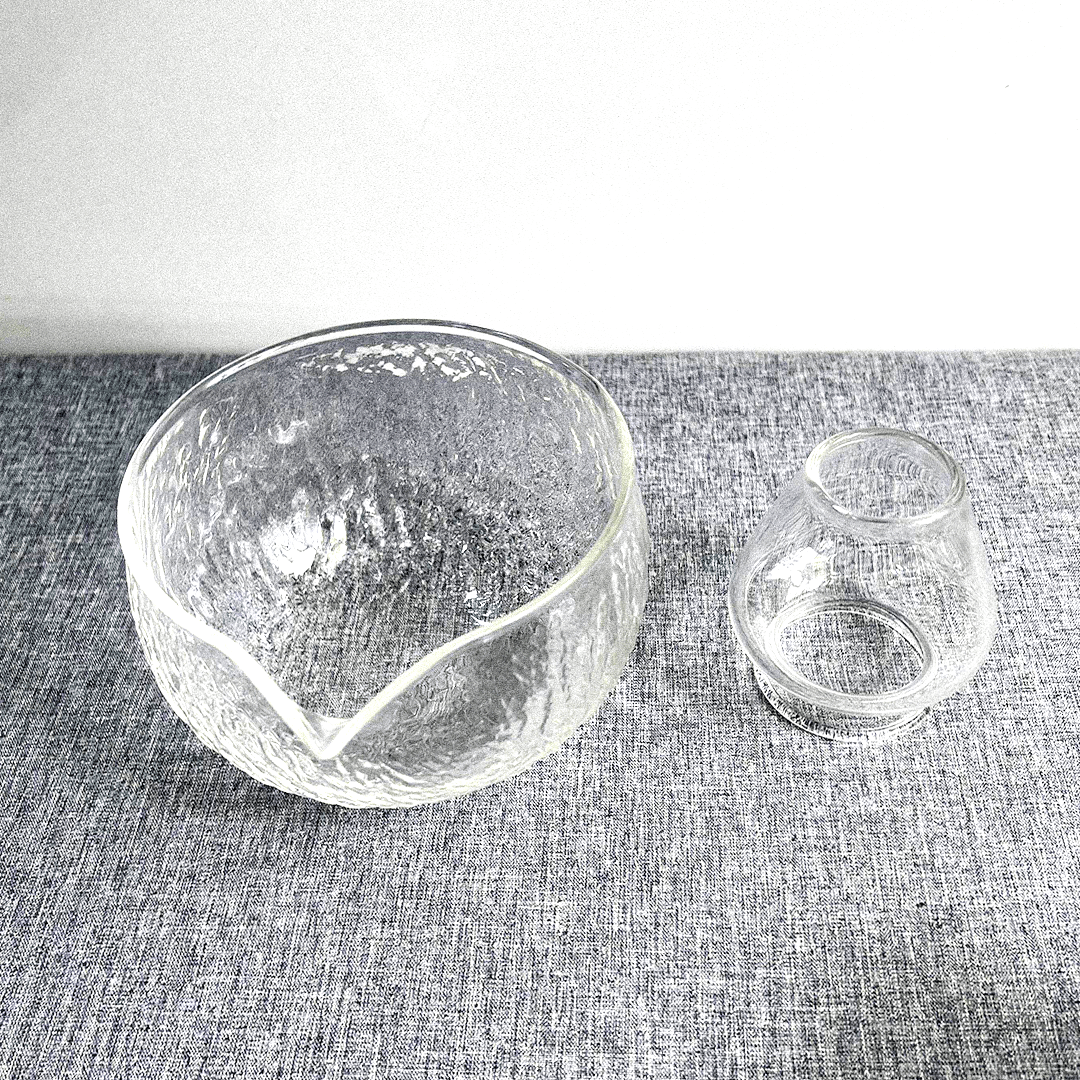 Noon Matcha Crystal Bowl Set