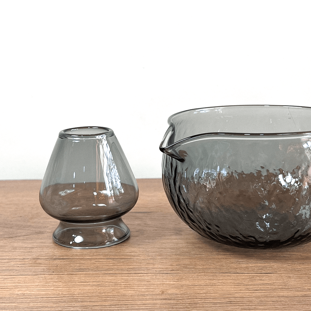 Noon Matcha Crystal Bowl Set