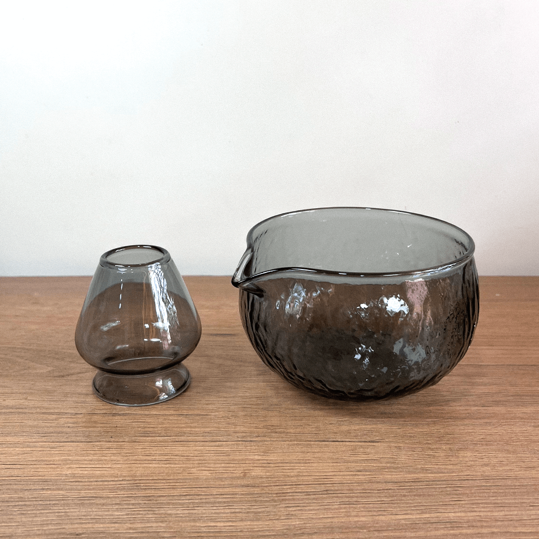 Noon Matcha Crystal Bowl Set