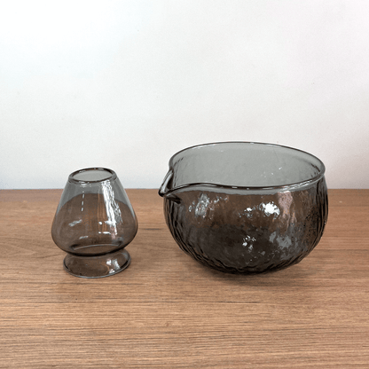 Noon Matcha Crystal Bowl Set