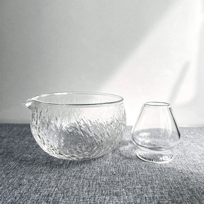 Noon Matcha Crystal Bowl Set