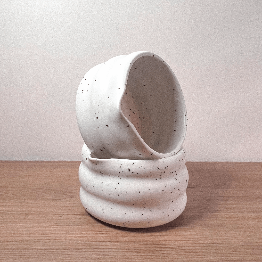 Noon Dot Ceramic Matcha Bowl