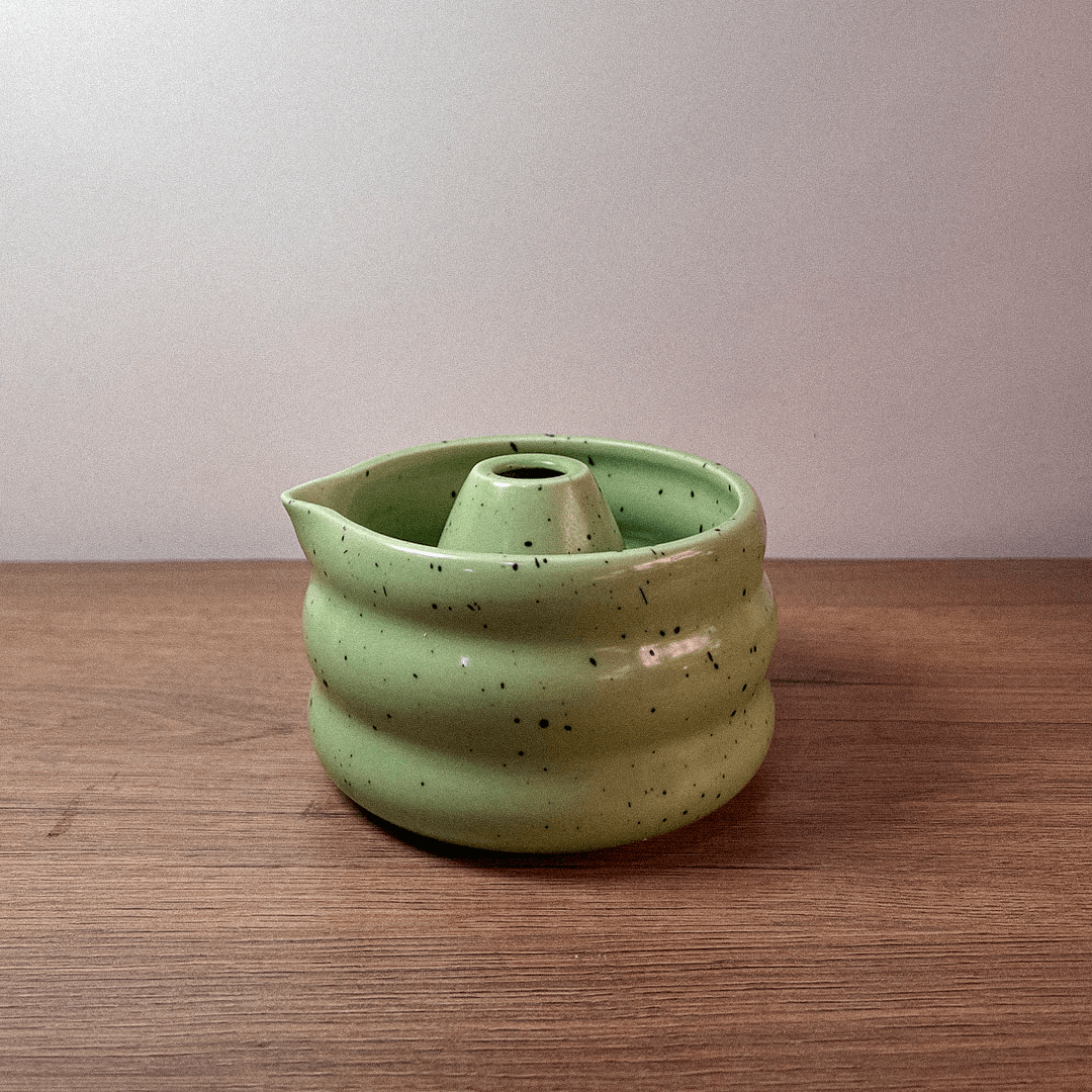 Noon Dot Ceramic Matcha Bowl Set