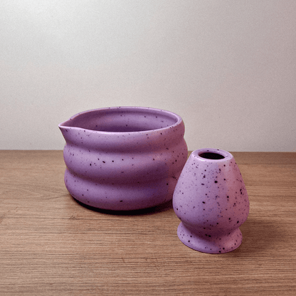 Noon Dot Ceramic Matcha Bowl Set