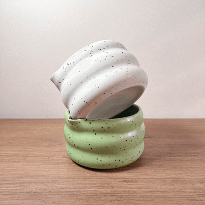 Noon Dot Ceramic Matcha Bowl