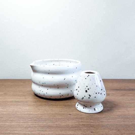 Dot Ceramic Whisk Stand