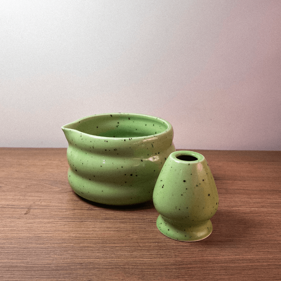 Dot Ceramic Whisk Stand