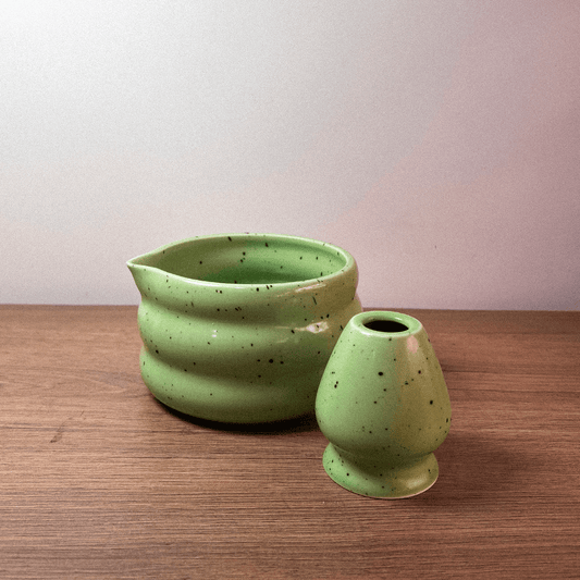 Dot Ceramic Whisk Stand