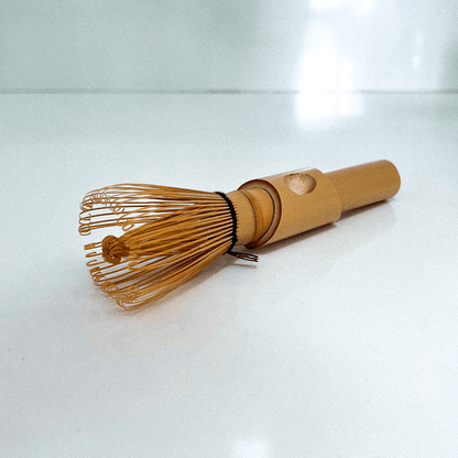 Long Bamboo Whisk with a Stand