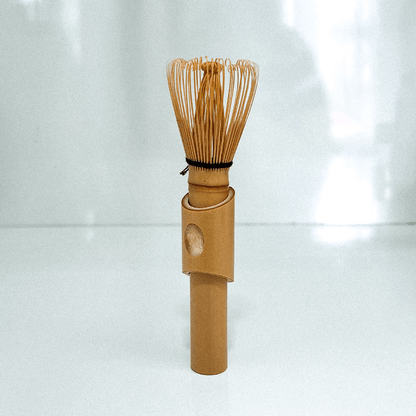 Long Bamboo Whisk with a Stand