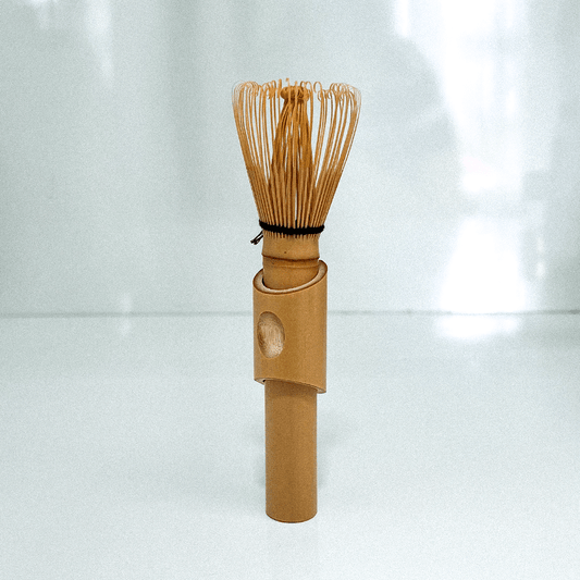 Long Bamboo Whisk with a Stand