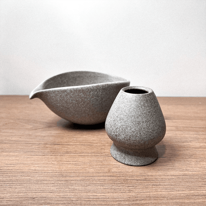 Noon Matcha Sandstone Bowl Set